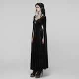 Gothic-elegantes ätherisches Kleid