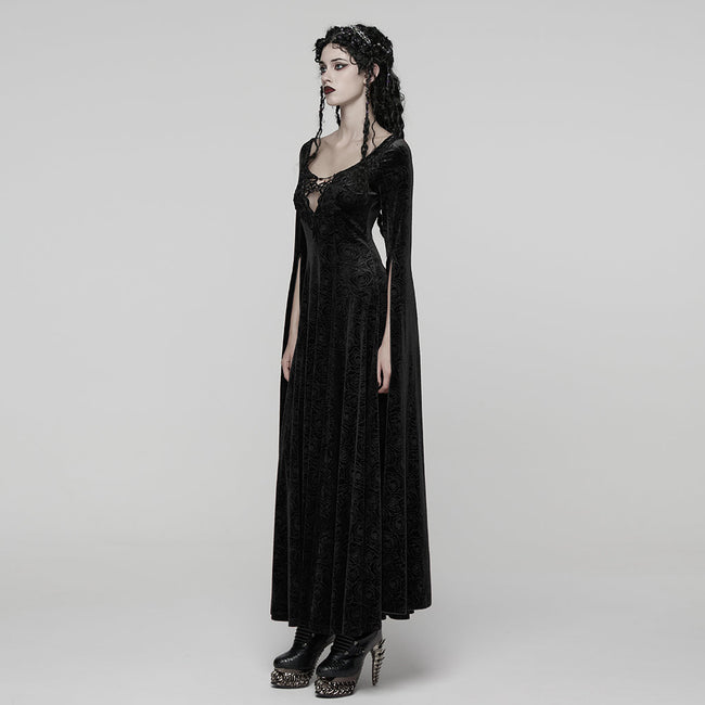 Gothic-elegantes ätherisches Kleid