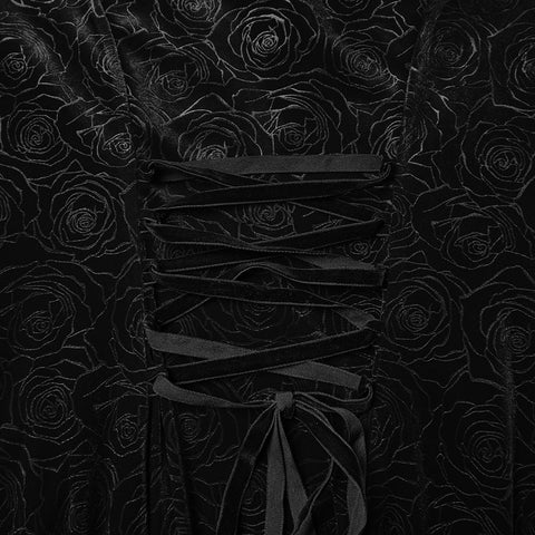 Gothic-elegantes ätherisches Kleid