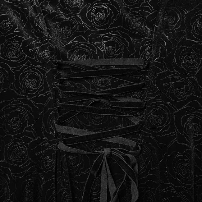 Gothic-elegantes ätherisches Kleid