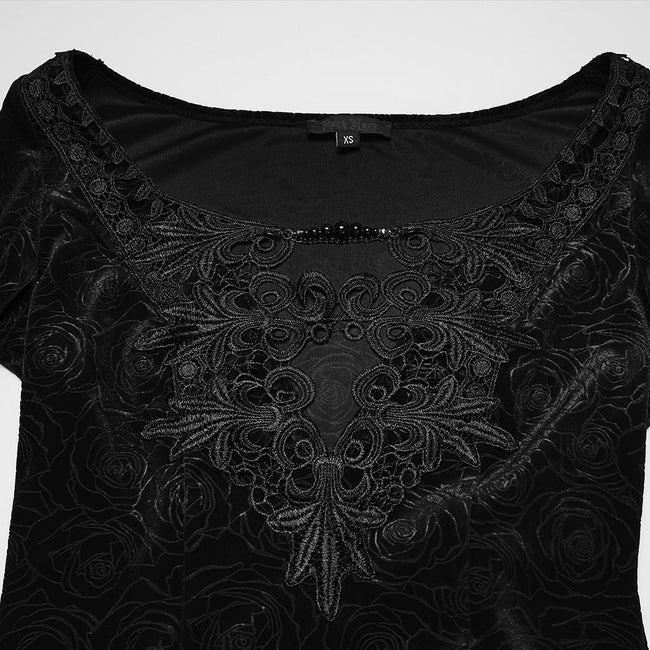 Gothic-elegantes ätherisches Kleid