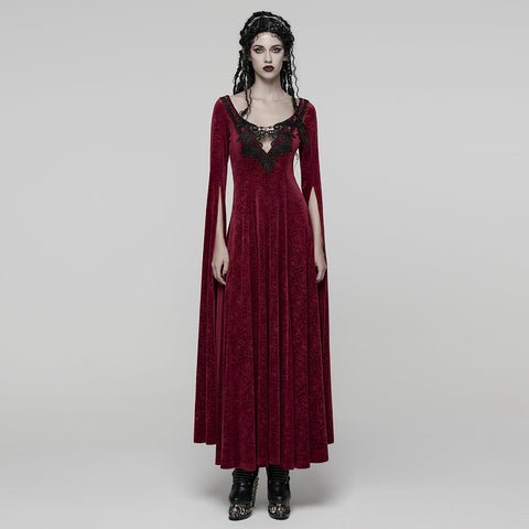 Gothic-elegantes ätherisches Kleid