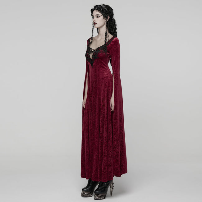 Gothic-elegantes ätherisches Kleid