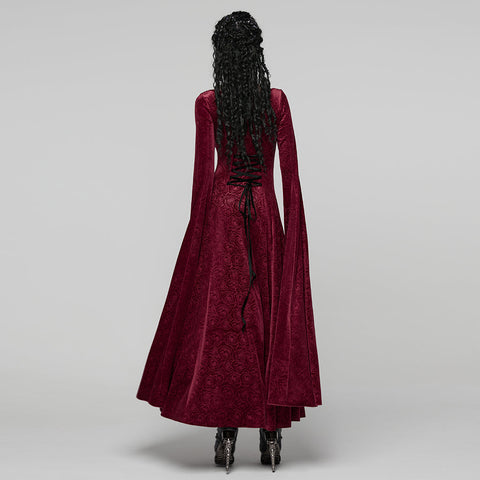 Gothic-elegantes ätherisches Kleid