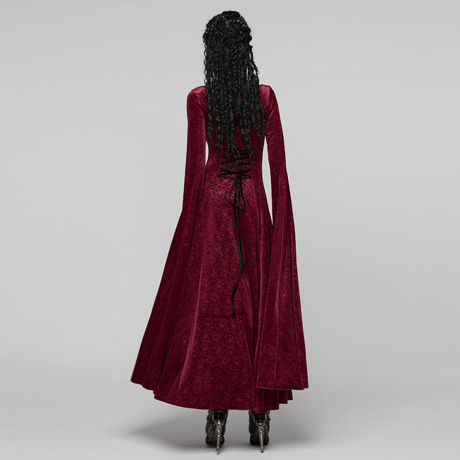 Gothic-elegantes ätherisches Kleid