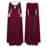 Gothic-elegantes ätherisches Kleid