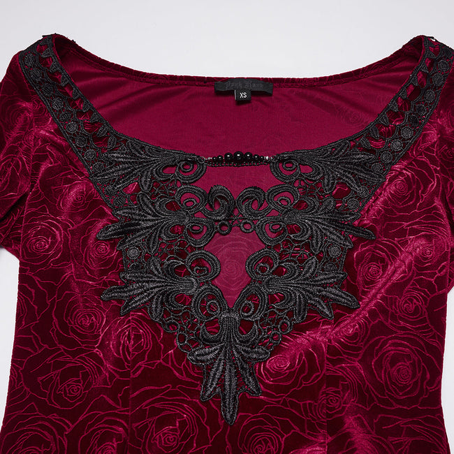 Gothic-elegantes ätherisches Kleid