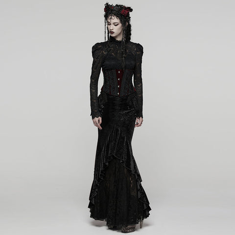 Wunderschöner Gothic-Fischschwanzrock