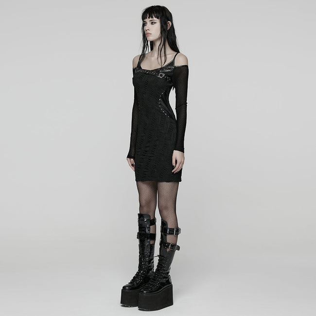 Punk Slim Fit Bodycon-Rock