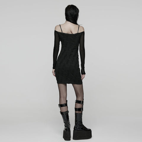 Punk Slim Fit Bodycon-Rock