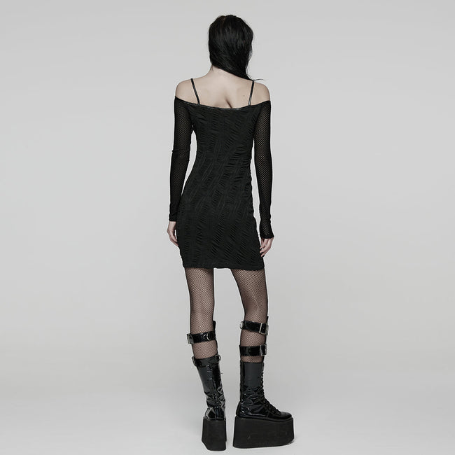 Punk Slim Fit Bodycon-Rock