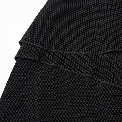 Punkiges, mehrlagiges, unregelmäßiges Kleid