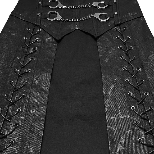 Punk-Rebell-Handschellen Kilt
