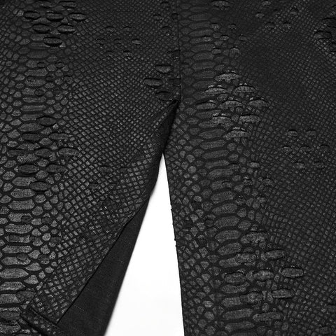 Punkiger, zerfetzter Strickkilt