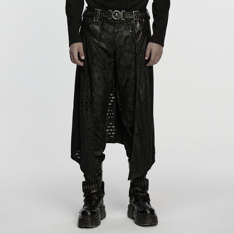 Punkiger, zerfetzter Strickkilt