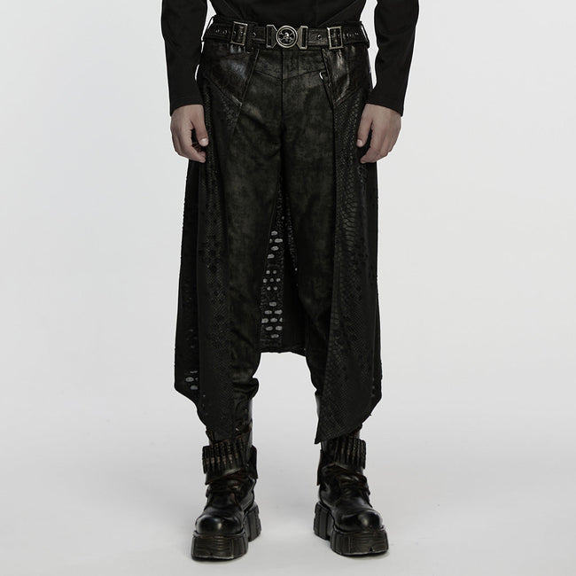 Punkiger, zerfetzter Strickkilt
