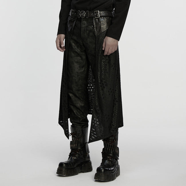 Punkiger, zerfetzter Strickkilt