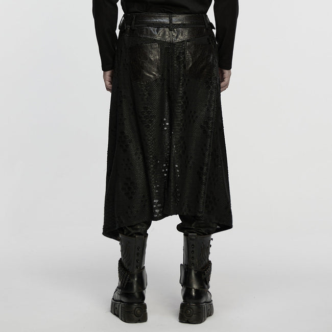 Punkiger, zerfetzter Strickkilt