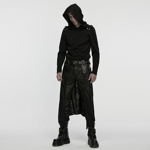 Punkiger, zerfetzter Strickkilt