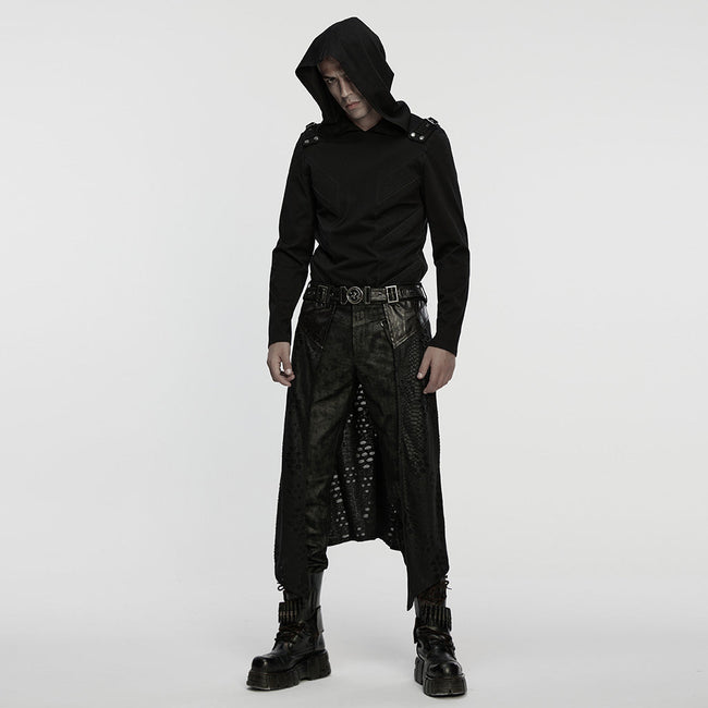 Punkiger, zerfetzter Strickkilt