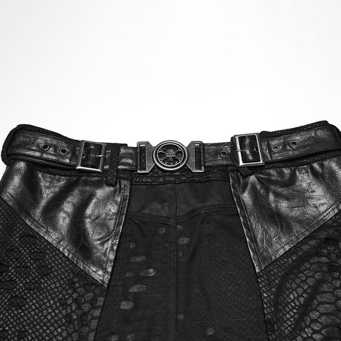 Punkiger, zerfetzter Strickkilt