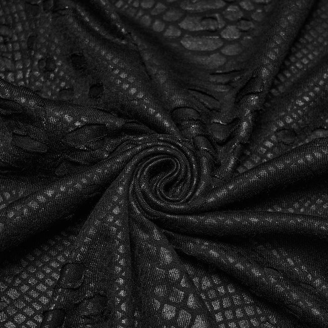 Punkiger, zerfetzter Strickkilt