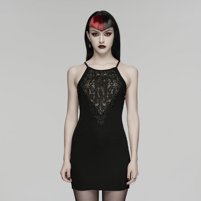 Gothic-sexy Slipkleid