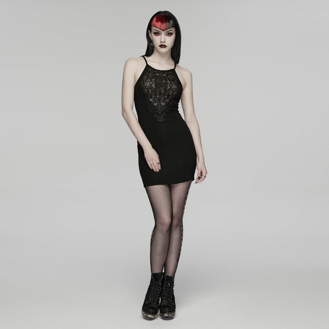 Gothic-sexy Slipkleid