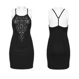 Gothic-sexy Slipkleid