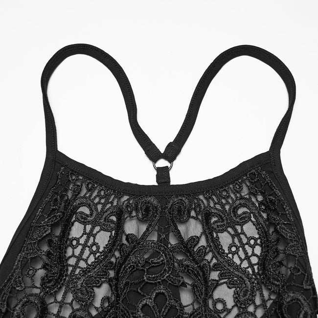 Gothic-sexy Slipkleid
