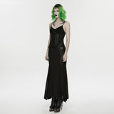 Punk-Fischschuppen-Netzkleid