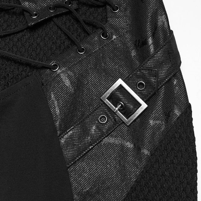 Punk-Fischschuppen-Netzkleid