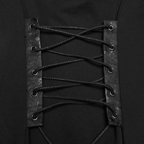 Punk-Fischschuppen-Netzkleid