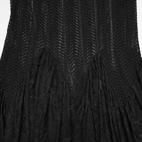 Gothic-romantischer Spitzen-Lagenrock