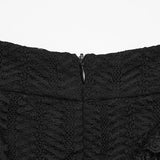 Gothic-romantischer Spitzen-Lagenrock
