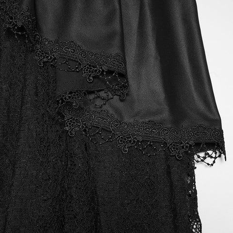 Mehrlagiger Rock im Wald-Gothic-Stil