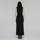 Elegantes 2-in-1-Maxikleid im Gothic-Nonnenstil