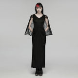 Elegantes 2-in-1-Maxikleid im Gothic-Nonnenstil