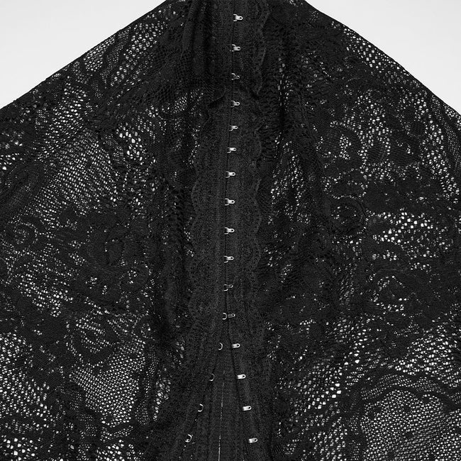 Elegantes 2-in-1-Maxikleid im Gothic-Nonnenstil
