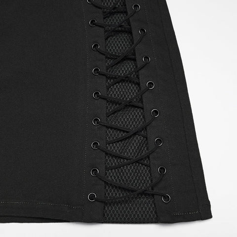 Cyberpunk-asymmetrischer Bodycon-Rock