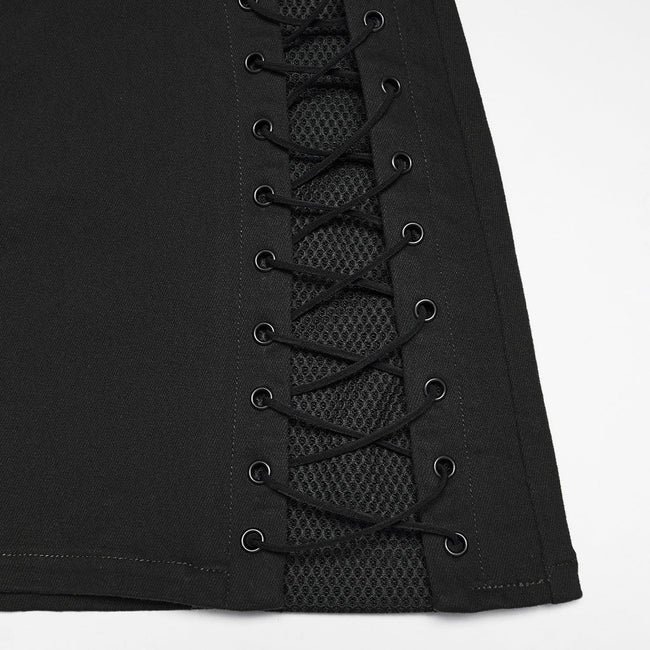 Cyberpunk-asymmetrischer Bodycon-Rock