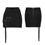 Cyberpunk-asymmetrischer Bodycon-Rock