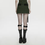 Cyberpunk-asymmetrischer Bodycon-Rock
