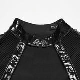 Punk-Lacklederkleid