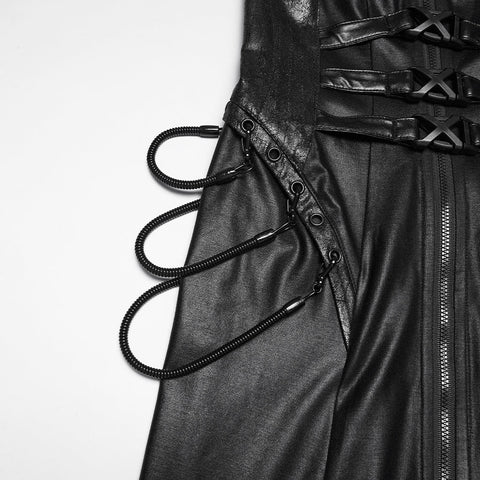 Cyberpunk-Lederkleid 2026