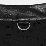 Punkiger, unregelmäßiger Jeansrock für Herren