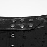 Punkiger, unregelmäßiger Jeansrock für Herren
