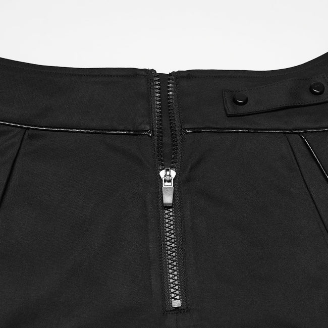 Herren-Rock aus hellem Webstoff im Cyberpunk-Stil