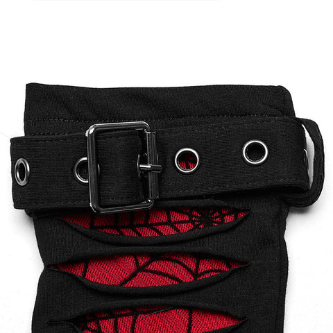 Handschuhe im Goth-Schnitt