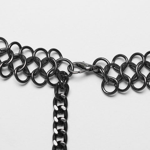 PUNK Spike-Taillen-Metallkette
